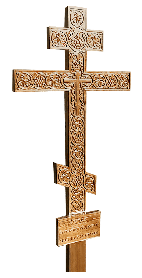крест на могилу из дерева